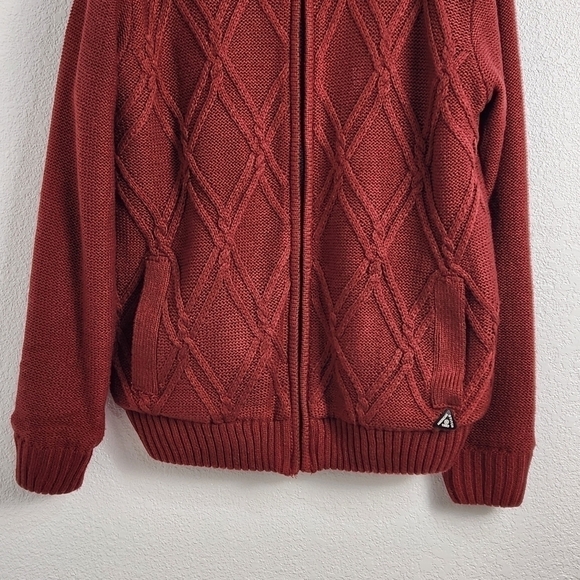 AMERICAN Stitch Hooded Thick Sweater Jacket Size: M - Picture 7 of 16